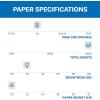 imageHammermill Printer Paper 20 lb Copy Paper 85 x 11  6 Packs 2400 Sheets  92 Bright Made in the USA1 Ream  500 Sheets