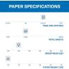 imageHammermill Printer Paper 20 lb Copy Paper 85 x 11  6 Packs 2400 Sheets  92 Bright Made in the USA500 Sheets Pack of 3