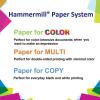 imageHammermill Printer Paper 20 lb Copy Paper 85 x 11  6 Packs 2400 Sheets  92 Bright Made in the USA6 Pack  2400 Sheets