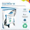 imageHammermill Printer Paper Great White 30 Recycled Paper 85 x 111 Ream 500 Sheets  92 Bright Made in the USA 0867101 Ream  500 Sheets