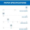 imageHammermill Printer Paper Great White 30 Recycled Paper 85 x 111 Ream 500 Sheets  92 Bright Made in the USA 0867101 Ream  500 Sheets