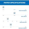 imageHammermill Printer Paper Great White 30 Recycled Paper 85 x 111 Ream 500 Sheets  92 Bright Made in the USA 0867105 Ream  2500 Sheets