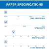 imageHammermill Printer Paper Tidal 20 lb Copy Paper 85 x 111 Ream 500 Sheets  92 Bright Made in the USA1 Ream  500 Sheets