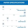 imageHammermill Printer Paper Tidal 20 lb Copy Paper 85 x 111 Ream 500 Sheets  92 Bright Made in the USA10 Ream  5000 Sheet