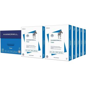imageHammermill Printer Paper Tidal 20 lb Copy Paper 85 x 111 Ream 500 Sheets  92 Bright Made in the USA10 Ream  5000 Sheet