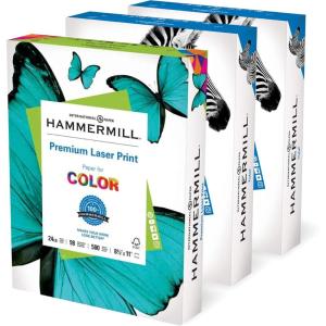 imageHammermill Printer Paper Tidal 20 lb Copy Paper 85 x 111 Ream 500 Sheets  92 Bright Made in the USA3 Ream  1500 Sheets