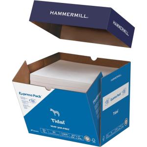 imageHammermill Printer Paper Tidal 20 lb Copy Paper 85 x 111 Ream 500 Sheets  92 Bright Made in the USAExpress Pack  2500 Sheets