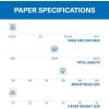 imageHammermill A4 Paper Fore Multipurpose 20 lb Printer Paper  10 Ream 5000 Sheets  96 Bright Made in the USA 103036CExpress Pack  2500 Sheets