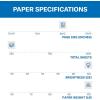 imageHammermill Cardstock Premium Color Copy 100 lb 85x11  1 Pack 250 Sheets  100 Bright Made in the USA Card Stock 120024R White1 Pack  250 Sheets