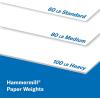 imageHammermill Cardstock Premium Color Copy 100 lb 85x11  1 Pack 250 Sheets  100 Bright Made in the USA Card Stock 120024R White3 Pack  750 Sheets