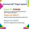 imageHammermill Cardstock Premium Color Copy 100 lb 85x11  1 Pack 250 Sheets  100 Bright Made in the USA Card Stock 120024R White3 Pack  750 Sheets