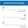 imageHammermill Colored Paper 20 lb Blue Printer Paper 85 x 111 Ream 500 Sheets  Made in the USA Pastel Paper 103309RBlue