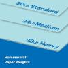 imageHammermill Colored Paper 20 lb Blue Printer Paper 85 x 111 Ream 500 Sheets  Made in the USA Pastel Paper 103309RBlue
