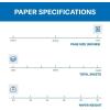 imageHammermill Colored Paper 20 lb Blue Printer Paper 85 x 111 Ream 500 Sheets  Made in the USA Pastel Paper 103309RBlue