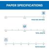 imageHammermill Colored Paper 20 lb Blue Printer Paper 85 x 111 Ream 500 Sheets  Made in the USA Pastel Paper 103309RBlue