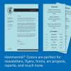 imageHammermill Colored Paper 20 lb Blue Printer Paper 85 x 111 Ream 500 Sheets  Made in the USA Pastel Paper 103309RBlue