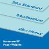 imageHammermill Colored Paper 20 lb Blue Printer Paper 85 x 111 Ream 500 Sheets  Made in the USA Pastel Paper 103309RBlue
