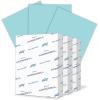imageHammermill Colored Paper 20 lb Blue Printer Paper 85 x 111 Ream 500 Sheets  Made in the USA Pastel Paper 103309RBlue