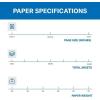 imageHammermill Colored Paper 20 lb Blue Printer Paper 85 x 111 Ream 500 Sheets  Made in the USA Pastel Paper 103309RCanary