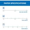 imageHammermill Colored Paper 20 lb Blue Printer Paper 85 x 111 Ream 500 Sheets  Made in the USA Pastel Paper 103309RCream