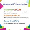 imageHammermill Colored Paper 20 lb Blue Printer Paper 85 x 111 Ream 500 Sheets  Made in the USA Pastel Paper 103309RGray