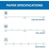 imageHammermill Colored Paper 20 lb Blue Printer Paper 85 x 111 Ream 500 Sheets  Made in the USA Pastel Paper 103309RGreen