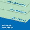 imageHammermill Colored Paper 20 lb Blue Printer Paper 85 x 111 Ream 500 Sheets  Made in the USA Pastel Paper 103309RGreen