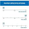 imageHammermill Colored Paper 20 lb Blue Printer Paper 85 x 111 Ream 500 Sheets  Made in the USA Pastel Paper 103309RPink