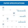 imageHammermill Copy Plus 20lb Paper 85 x11 40 Case Pallet 200000 Sheets Made in USA Sustainably Sourced From American Family Tree Farms 92 Bright Acid Free Economical Printer Paper 105007P5 Ream  2500 Sheets