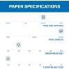 imageHammermill Printer Paper 20 lb Copy Paper 85 x 11  10 Ream 5000 Sheets  92 Bright Made in the USA85x14 10 Ream 5000 Sheets