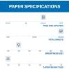 imageHammermill Printer Paper 20 lb Copy Paper 85 x 11  10 Ream 5000 Sheets  92 Bright Made in the USA85x14 10 Ream Pallet  150K Sheets