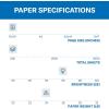 imageHammermill Printer Paper Fore Multipurpose 24 lb Copy Paper 85 x 11  10 Ream 5000 Sheets  96 Bright Made in the USA 103283C1 Ream  500 Sheets