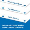 imageHammermill Printer Paper Fore Multipurpose 24 lb Copy Paper 85 x 11  10 Ream 5000 Sheets  96 Bright Made in the USA 103283C10 Ream  5000 Sheets