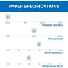 imageHammermill Printer Paper Fore Multipurpose 24 lb Copy Paper 85 x 11  10 Ream 5000 Sheets  96 Bright Made in the USA 103283CExpress Pack  2000 Sheets