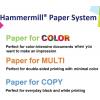 imageHammermill Printer Paper Premium Color 28 lb Copy Paper 85 x 11  5 Ream 2500 Sheets  100 Bright Made in the USA 102450C White19x13