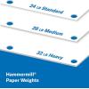 imageHammermill Printer Paper Premium Color 28 lb Copy Paper 85 x 11  5 Ream 2500 Sheets  100 Bright Made in the USA 102450C White3 Hole 85x11