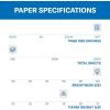 imageHammermill Printer Paper Premium Color 28 lb Copy Paper 85 x 11  5 Ream 2500 Sheets  100 Bright Made in the USA 102450C WhiteLedger 11x17