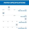 imageHammermill Printer Paper Premium Color 28 lb Copy Paper 85 x 11  5 Ream 2500 Sheets  100 Bright Made in the USA 102450C WhiteLegal 85x14