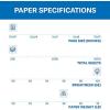 imageHammermill Printer Paper Premium Color 28 lb Copy Paper 85 x 11  5 Ream 2500 Sheets  100 Bright Made in the USA 102450C WhiteLetter 85x11