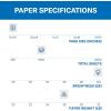 imageHammermill Printer Paper Premium Color 28 lb Copy Paper 85 x 11  5 Ream 2500 Sheets  100 Bright Made in the USA 102450C WhiteLetter 85x11