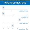 imageHammermill Printer Paper Premium Inkjet ampamp Laser Paper 24 Lb 85 x 11  1 Ream 500 Sheets  97 Bright Made in the USA 166140R1 Ream  500 Sheets
