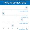 imageHammermill Printer Paper Premium Laser Print 24 lb 85 x 115 Ream 2500 Sheets  98 Bright Made in the USA 104640C1 Ream  500 Sheets