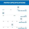 imageHammermill Printer Paper Premium Laser Print 24 lb 85 x 115 Ream 2500 Sheets  98 Bright Made in the USA 104640C1 Ream  500 Sheets