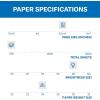 imageHammermill Printer Paper Premium Laser Print 24 lb 85 x 115 Ream 2500 Sheets  98 Bright Made in the USA 104640C1 Ream  500 Sheets Pack of 2