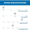 imageHammermill Printer Paper Premium Laser Print 24 lb 85 x 115 Ream 2500 Sheets  98 Bright Made in the USA 104640C5 Ream  2500 Sheets