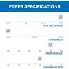 imageHammermill Printer Paper Premium Laser Print 28 lb 85 x 111 Ream 500 Sheets  98 Bright Made in the USALedger 11x17