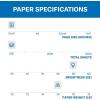 imageHammermill Printer Paper Premium Laser Print 28 lb 85 x 111 Ream 500 Sheets  98 Bright Made in the USALetter 85x11