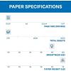 imageHammermill Printer Paper Premium Laser Print 28 lb 85 x 118 Ream 4000 Sheets  98 Bright Made in the USA 125534C32lb