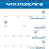 imageHammermill Printer Paper Premium Laser Print 28 lb 85 x 118 Ream 4000 Sheets  98 Bright Made in the USA 125534C32lb