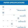 imageHammermill Printer Paper Premium Multipurpose Paper 24 lb 85 x 11  5 Ream 2500 Sheets  97 Bright Made in the USA 105810C1 Ream  500 Sheets